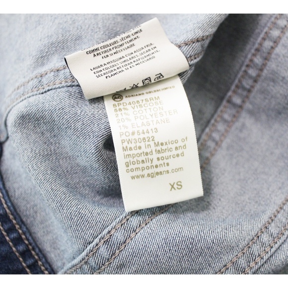 NWOT Adriano Goldschmied fitted jean jacket - Picture 5 of 7
